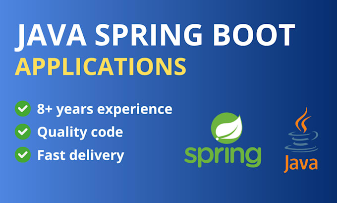 develop scalable java spring boot backend applications