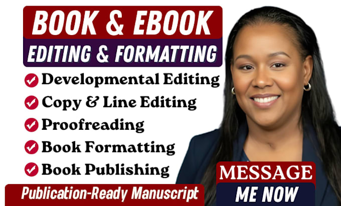 proofread book, developmental book editing and formatting KDP manuscript editing