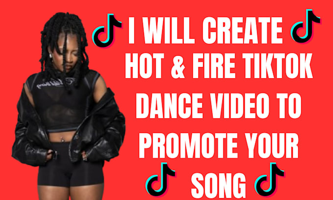create fire and energetic tiktok dance video for your song