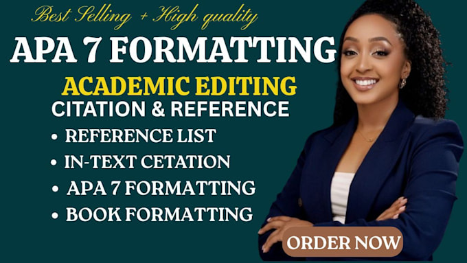write edit format your document with apa 7 formatting style citation reference