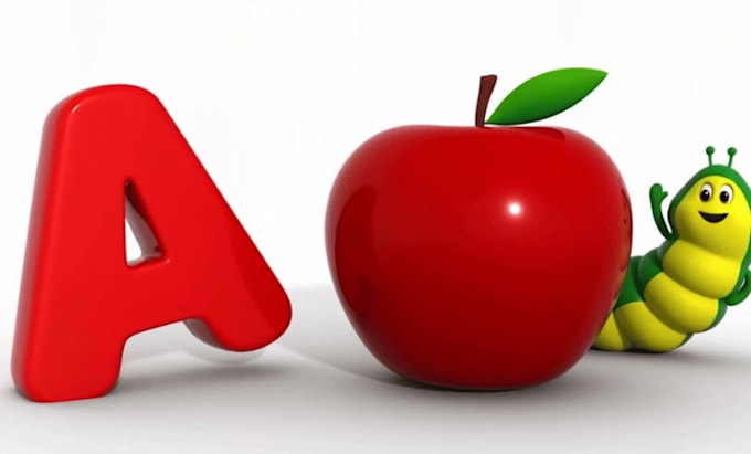 create colorful 2d animated nursery rhymes and kids learning videos