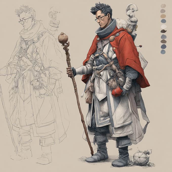 dnd character art and dnd character art
