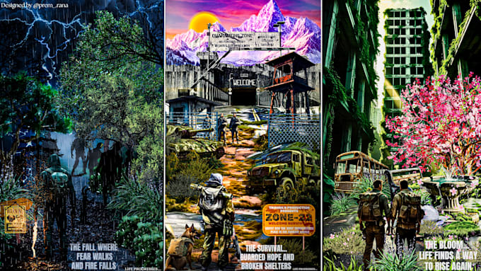 create cinematic game scenes, environments and concept art