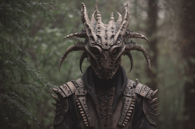 do sci fi horror and fantasy scene concept art illustrations