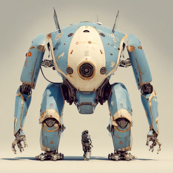 high quality robot, mecha concepts