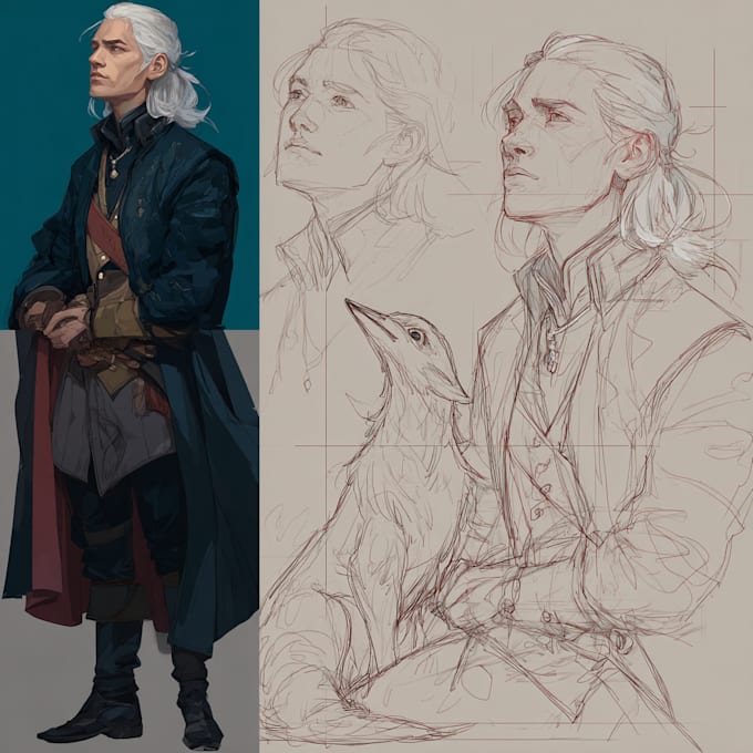 dnd character art and dnd character art