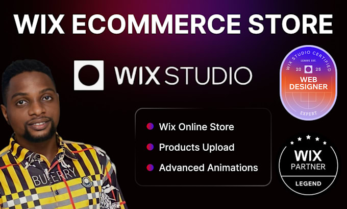 create wix studio ecommerce store, wix online store