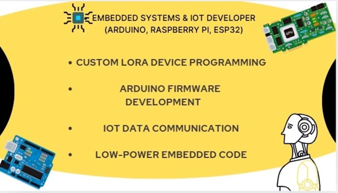 develop lora arduino iot and embedded firmware