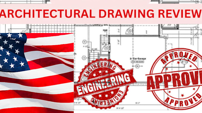 Draw review stamp architectural engineering drawing 2d floor plan mep ...