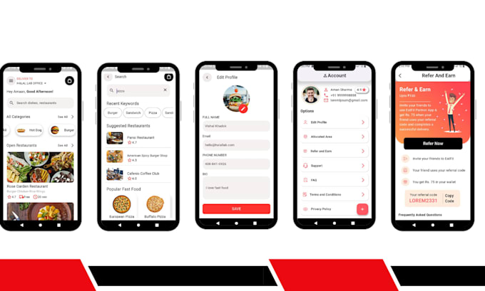 create flutter responsive mobile ui