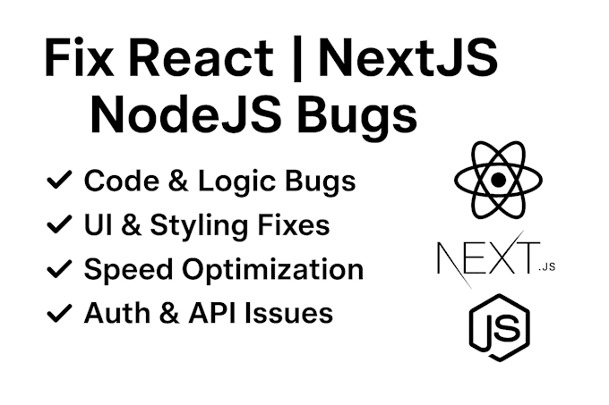 fix react, nodejs, nextjs bugs and UI responsiveness issues