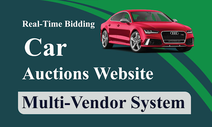 create a custom car auction website