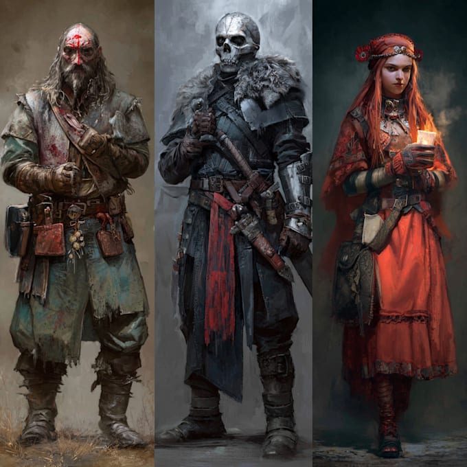 fantasy horror and fantasy horror character