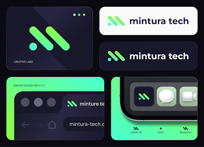 design modern startup tech, crypto, web3, saas, tech, fintech, ai