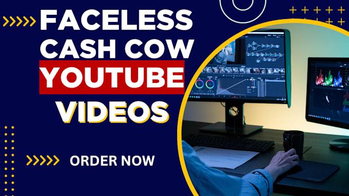 do faceless video, cash cow faceless youtube video editing