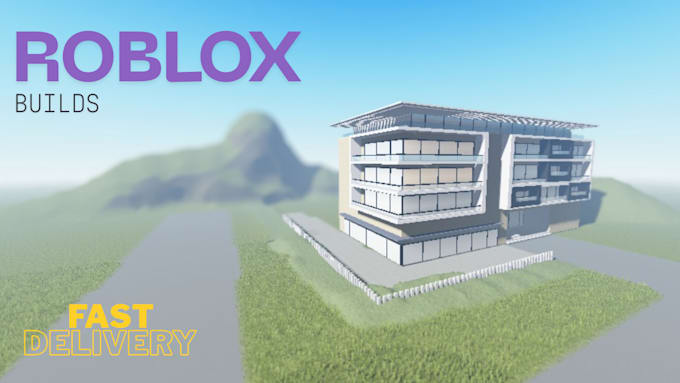 create roblox game maps and buildings