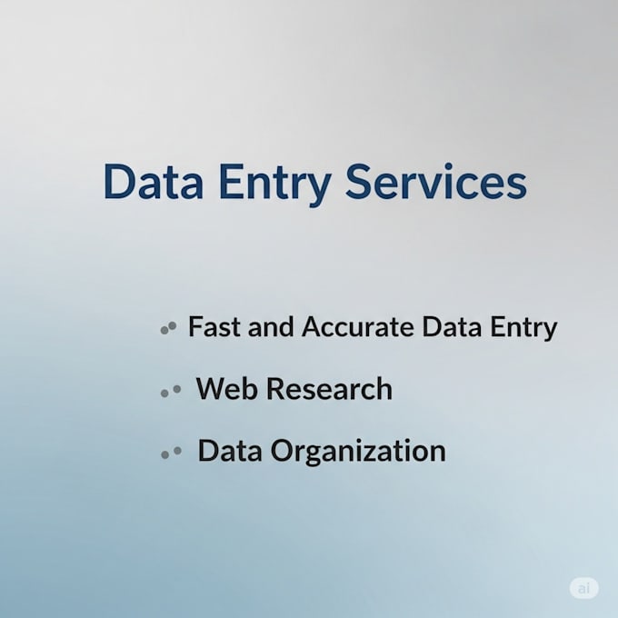 do fast and accurate data entry, copy paste, web research