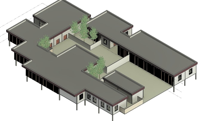 create architectural plans and structural layouts using revit