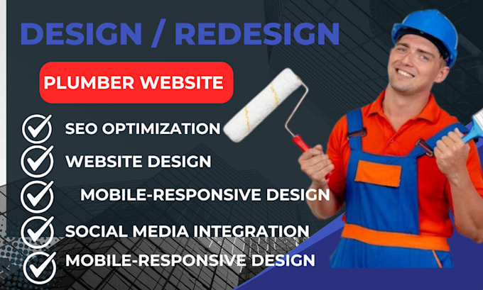 design painter website, handyman and construction website design