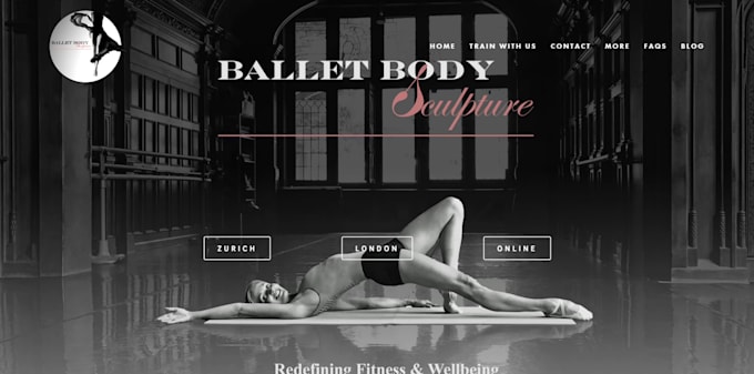 build squarespace aerobics nutritional website yoga instructor website bootcamp