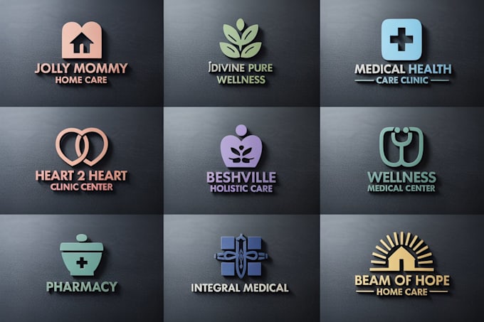 design home care, medical, nursing, healthcare, homecare logo, home care website