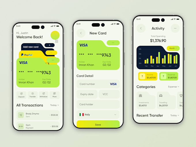 build fintech super app, banking app with 2d 3d payment gateway