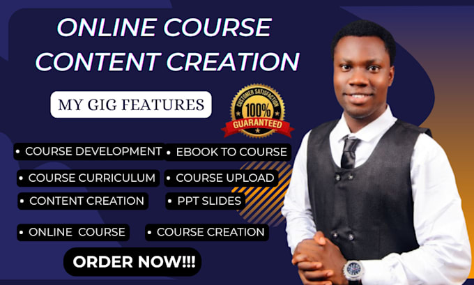 develop professional course content, lesson plan, worksheets
