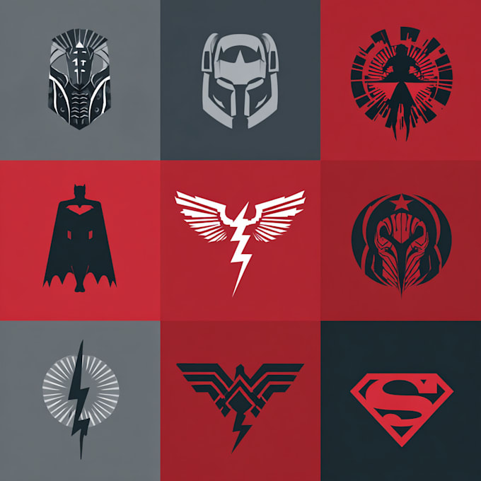 design your original superhero comic logo