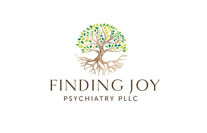 design simple organic psychiatry practice logo