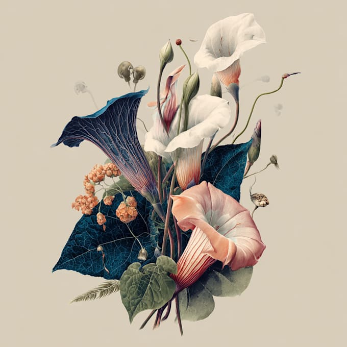 make a botanical watercolor illustration