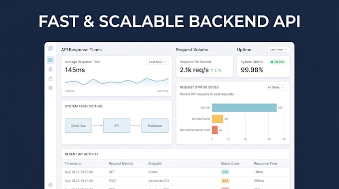 build a fast, scalable backend API for your web or mobile app