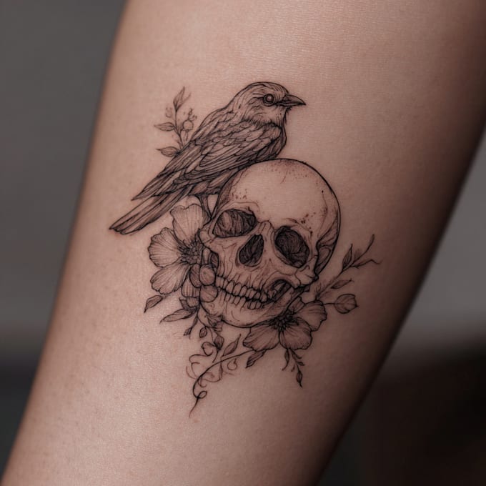 draw a tattoo design for a small tattoo