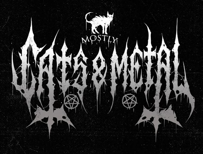 custom metal logo death, black, thrash, doom styles