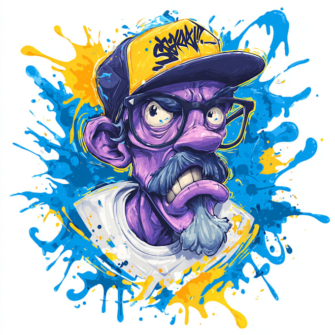 create unique street art graffiti collage