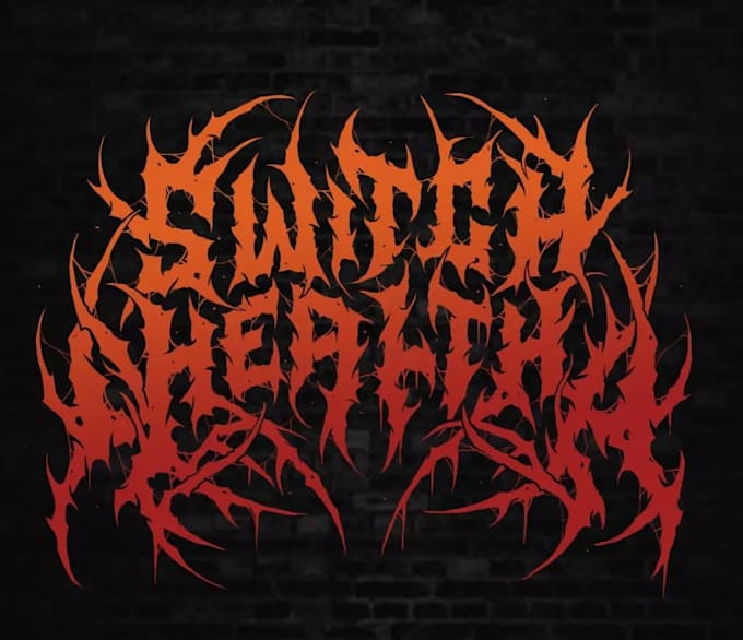 design a brutal and professional metal logo