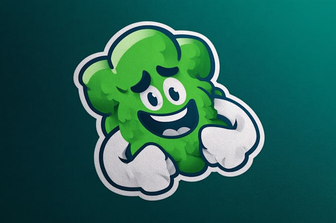 create mascot, character, human cartoon logo