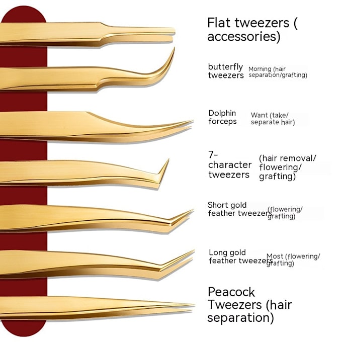wholesale bulk lash tweezers for salons academies