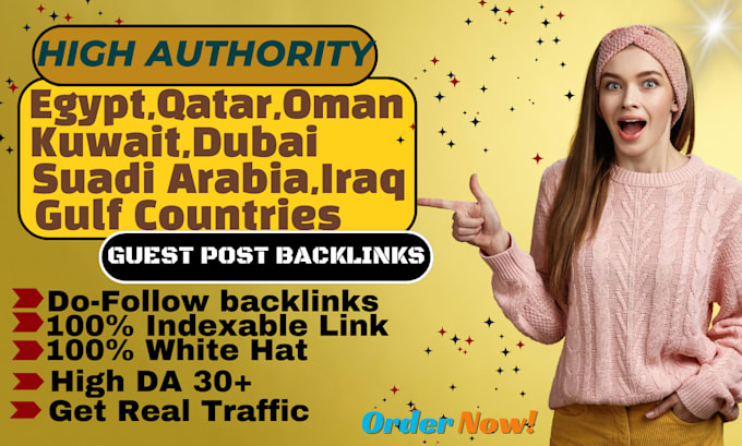 do guest post on saudi arabia, uae, egypt, jordan, ksa and other gulf countries