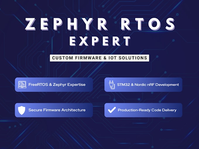 develop nordic nrf52 firmware with zephyr rtos