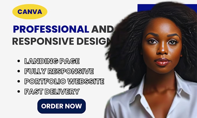 design canva website design canva landing page website design website redesign