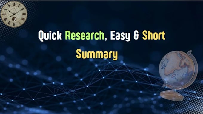 do online research and short summary