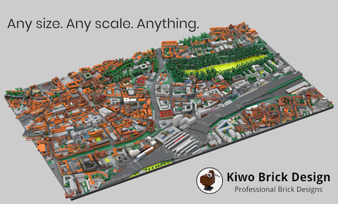 design a professional lego model for you
