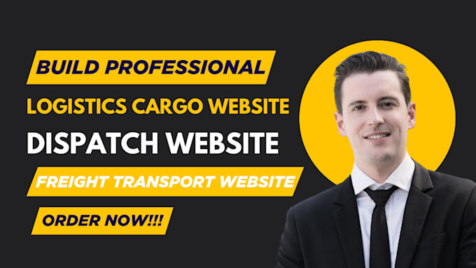 build logistics trucking cargo website freight broker dispatch website