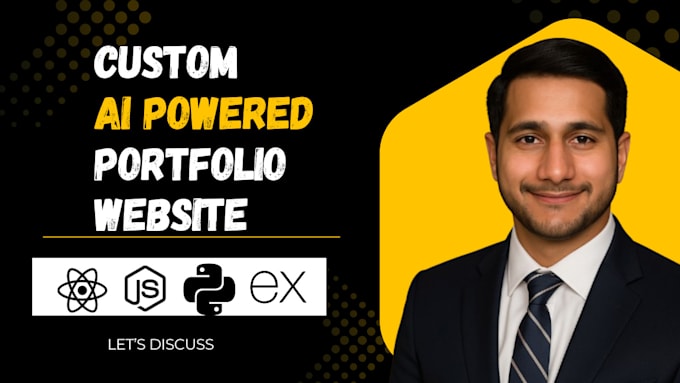 build your personalized portfolio website with aipowered portfolio website