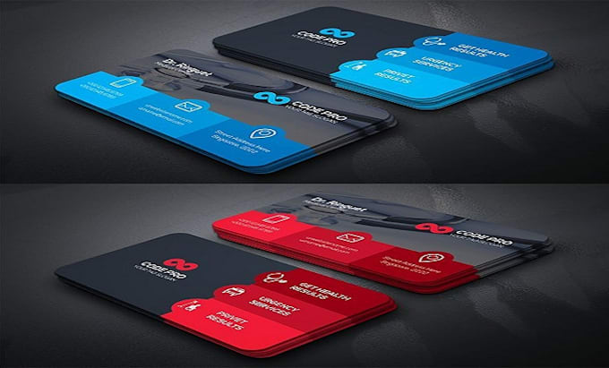 Design digital business card or any digital print crad design physical ...