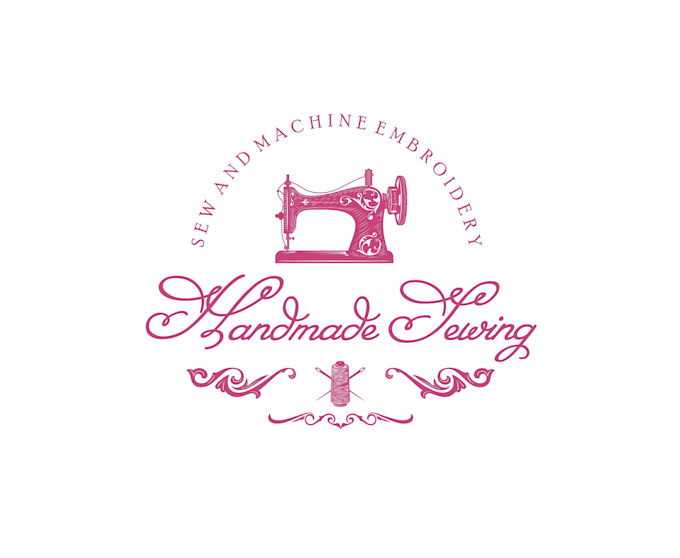 create professional and specially sewing machine logo design