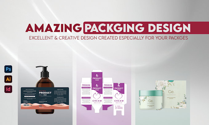 edit, redesign product packaging, label, dielines