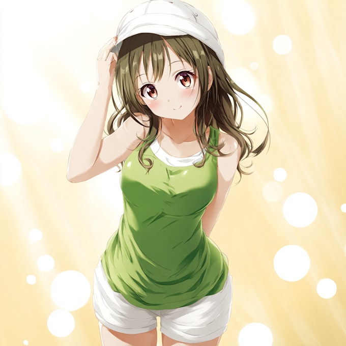 create and illustrate anime characters art