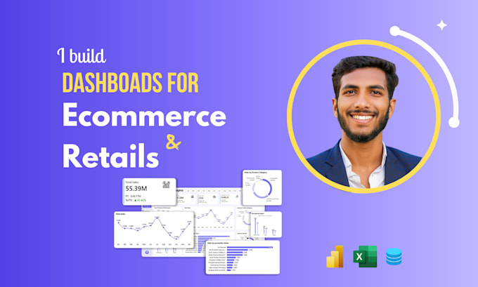 be your data analyst for ecommerce using power bi and excel