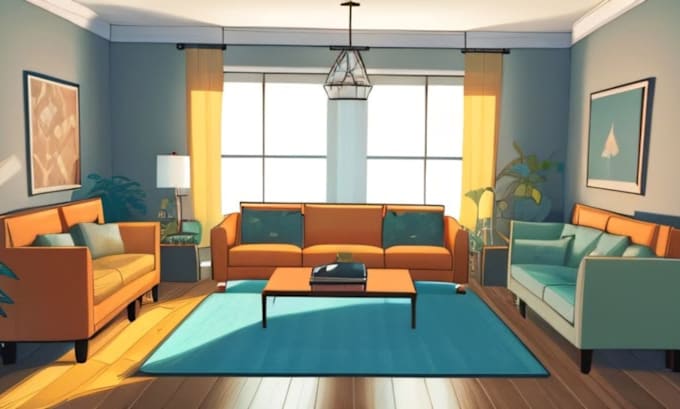 draw anime illustration, background, concept art, fan art for your oc vtuber